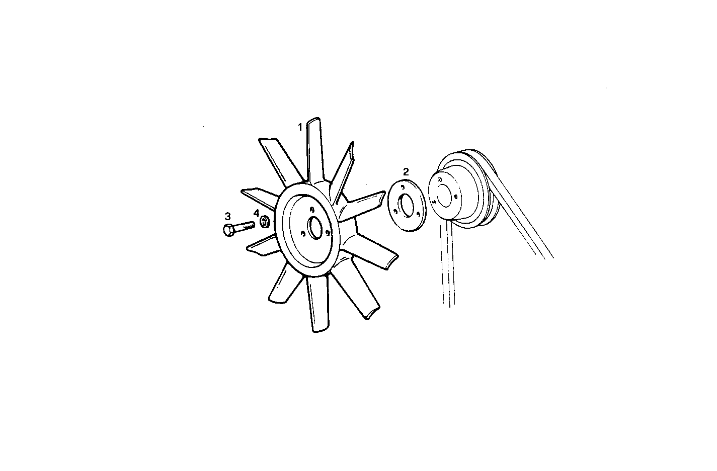 PULLER FAN - 8045E00.00 8045E00 parts diagram