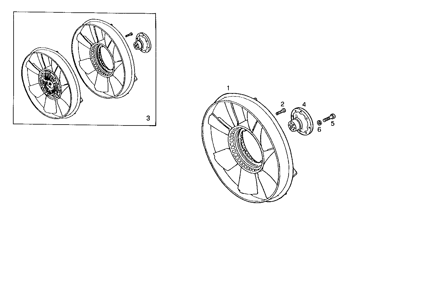 VISCOSTATIC PULLER FAN - 8210SRC22.00 8210SRC22 parts diagram