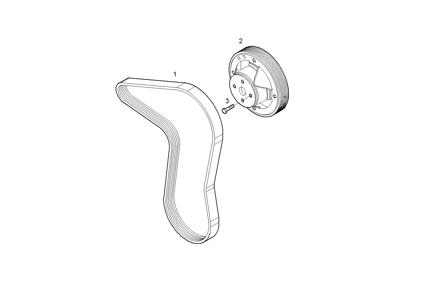 PREARRANGEMENT FOR FAN - N67MNTD20.00A006 NEF 6 mechanic. - TIER 2 parts diagram