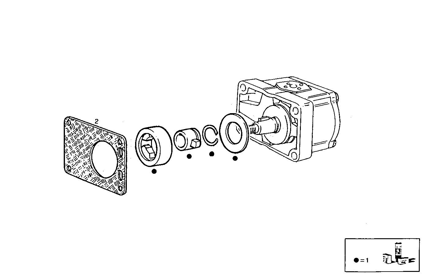 ARRANGED FOR HYDRAULIC PUMP - 8361SRi12.00 8361SRI12 parts diagram
