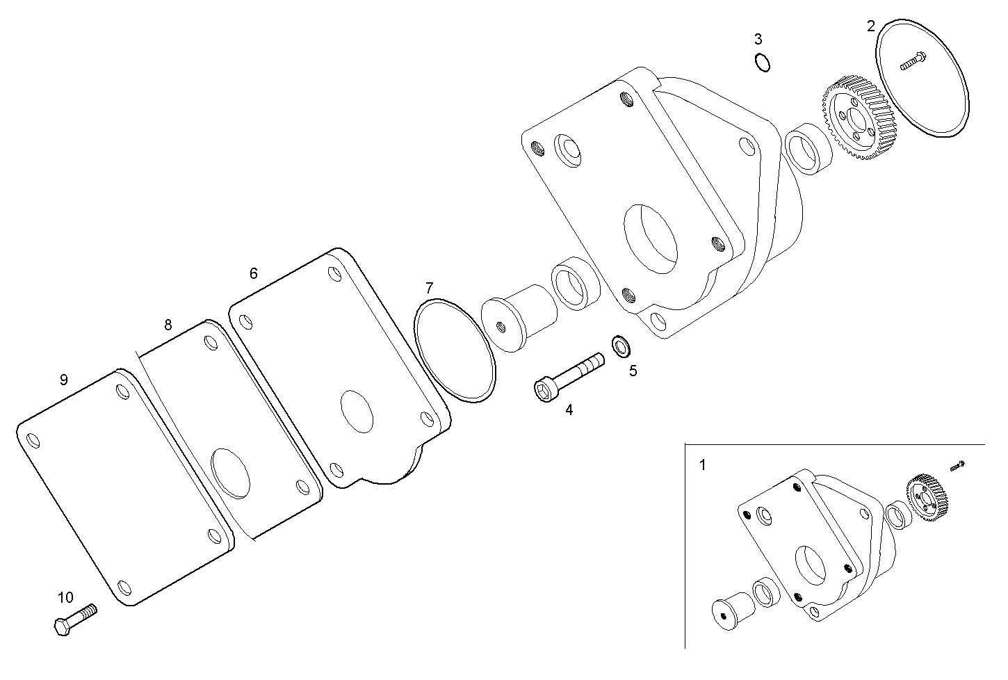 PTO ARRANGEMENT - C13ENTX20.00A005 CURSOR 13 - TIER 3 parts diagram