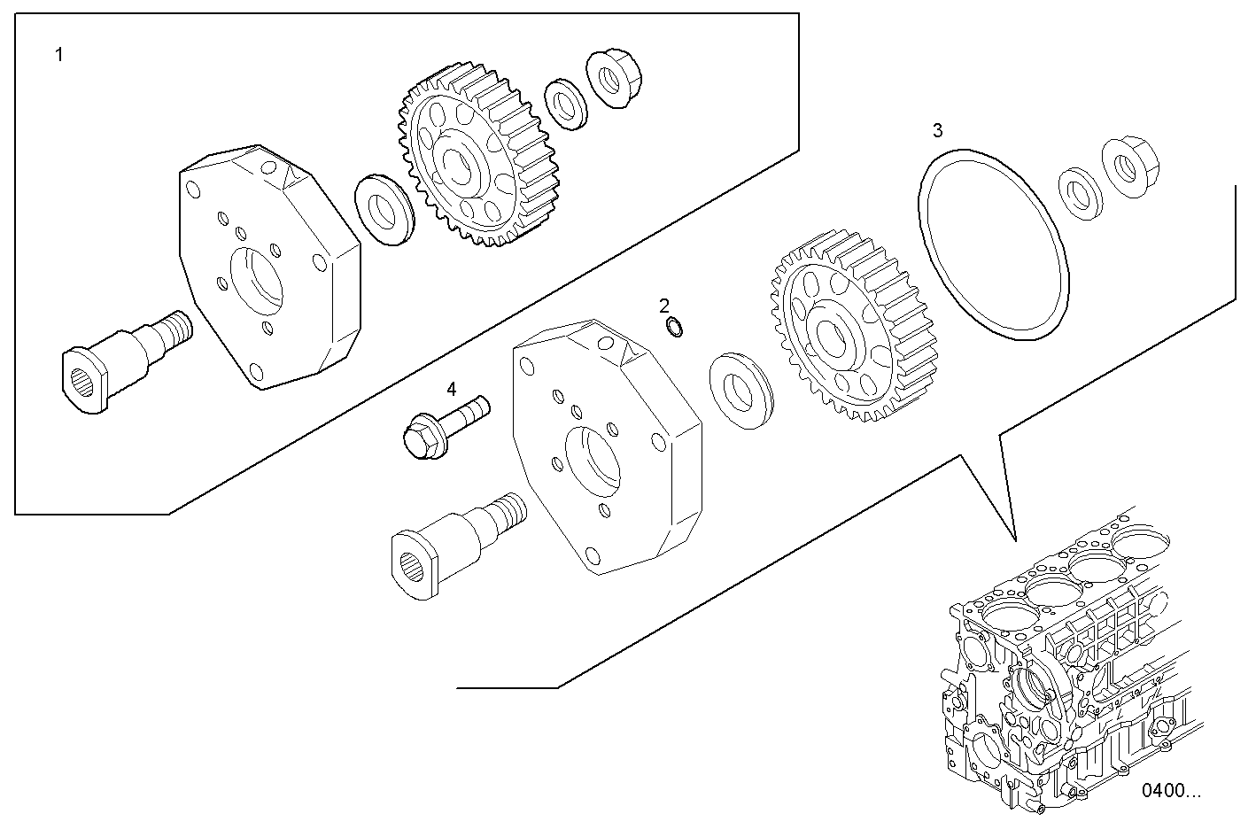 ARRANGED FOR HYDRAULIC PUMP - C87ENTX20.00 CURSOR 9 - TIER 3 parts diagram