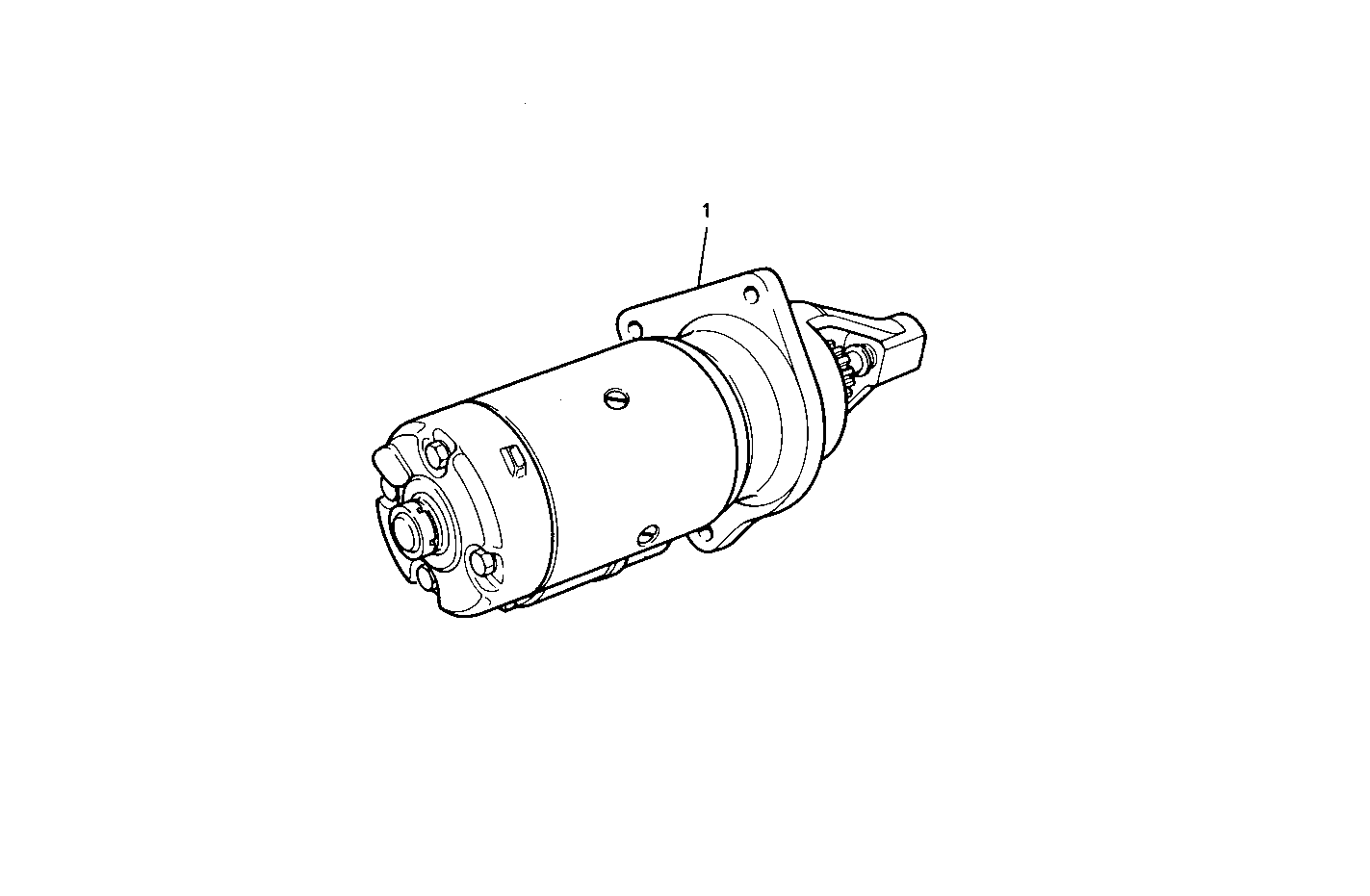 STARTER MOTOR - 24V - 8061i05.00 8061i05 parts diagram