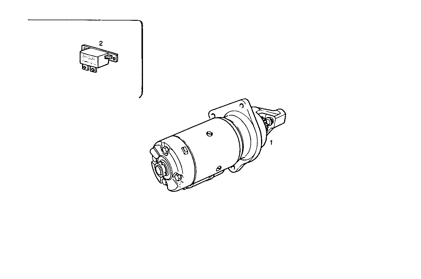 STARTER MOTOR - 24V - 8061SRM24.10 8061SRM24 parts diagram
