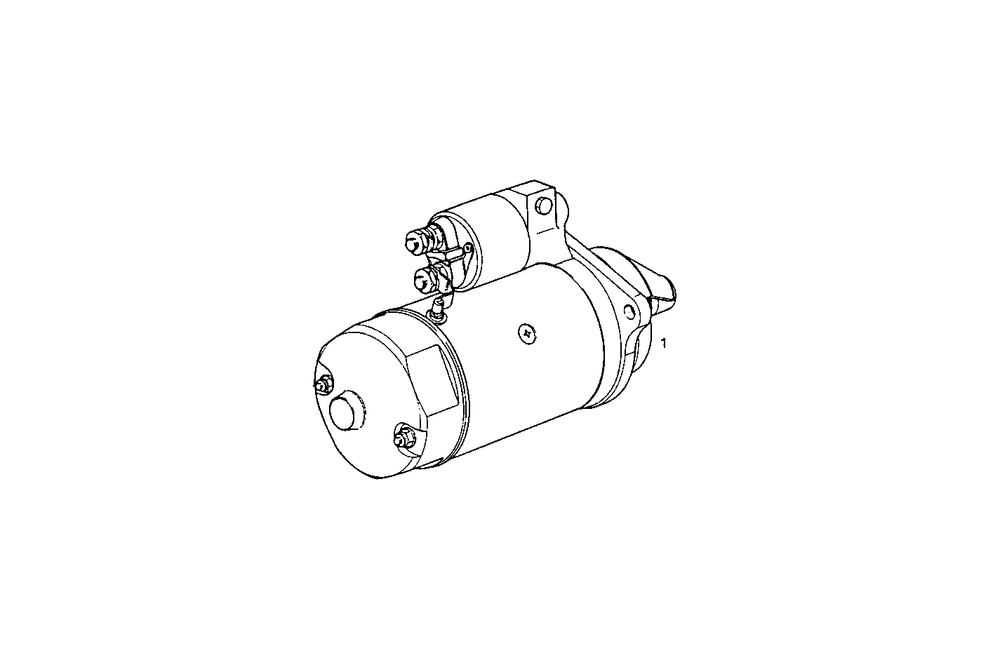 STARTER MOTOR - 24V - 8141Si27.02 8141Si27 parts diagram