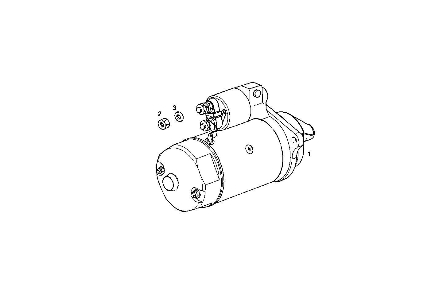 STARTER MOTOR - 24V - 8140SE00.00 8140SE00 parts diagram