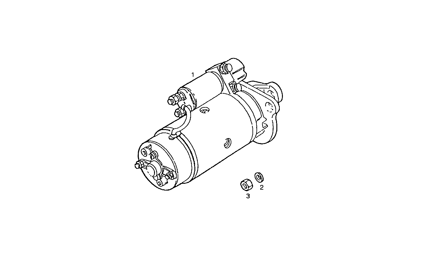 STARTER MOTOR - 24V - 8140SRC20.10 8140SRC20 parts diagram