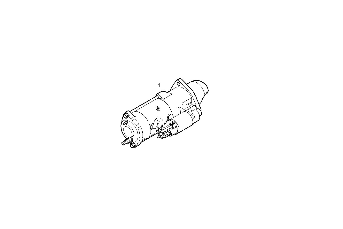 STARTER MOTOR - 24V - N67MSTD20.00A810 NEF 6 mechanic. - TIER 2 parts diagram