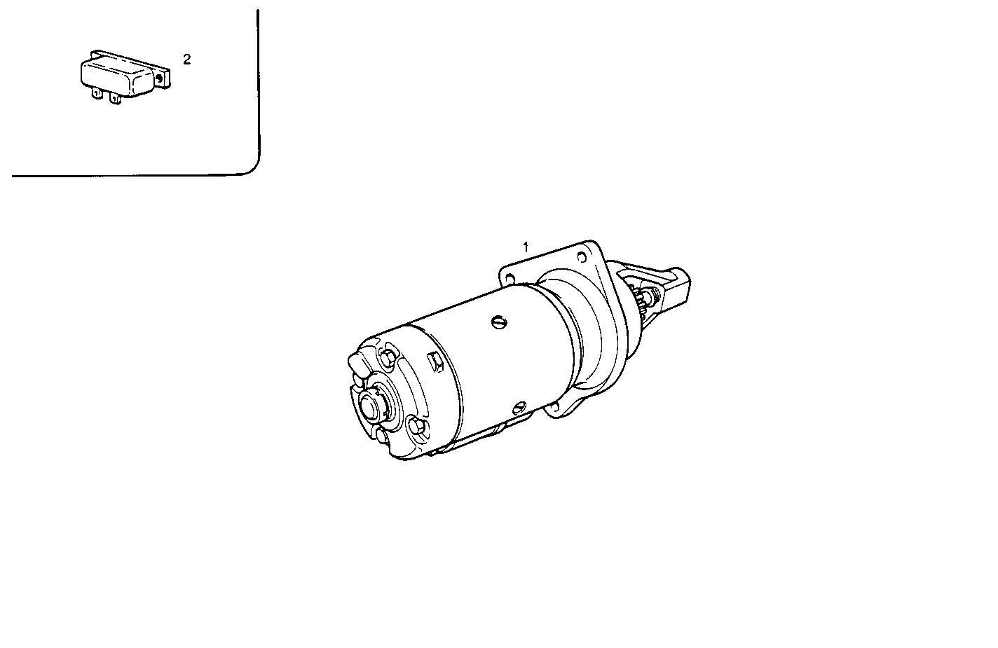 STARTER MOTOR - 24V - 8041M09.40 8041M09 parts diagram