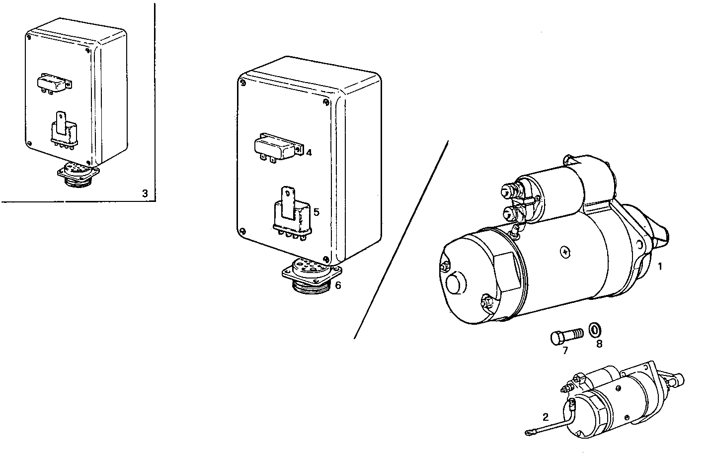 STARTER MOTOR - 8061SRM33.10 8061SRM33 parts diagram