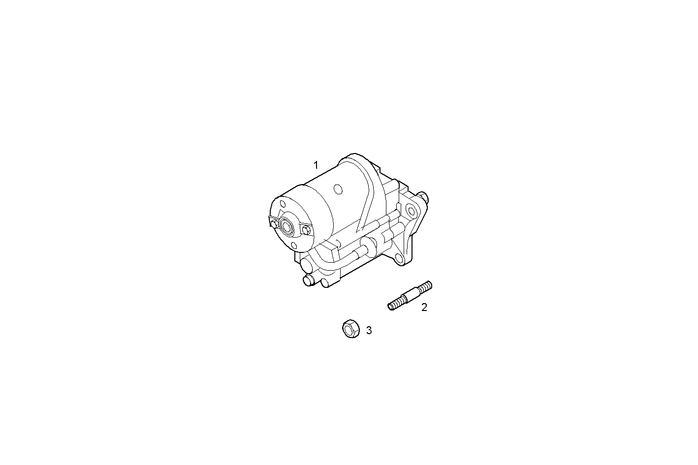 STARTER MOTOR - C13ENTM77.10 CURSOR 13 parts diagram
