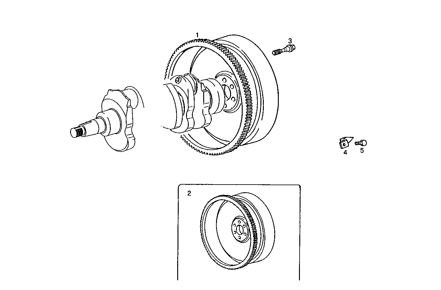FLYWHEEL ARRANGED FOR ELASTIC COUPLING - 8060SRC22.11 8060SRC22 parts diagram
