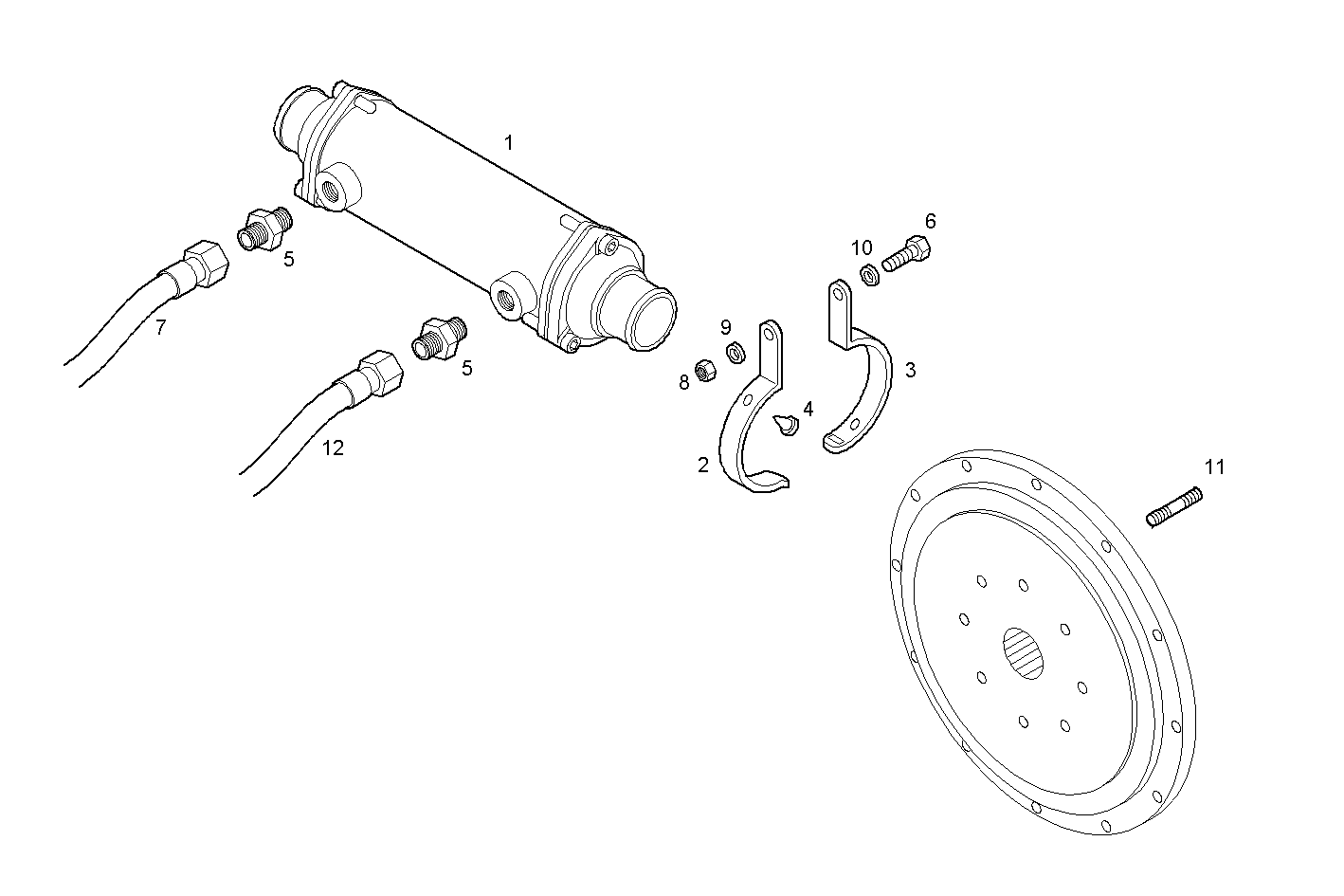 ARRANGED FOR GEAR ZF - N67MNTM28.30 NEF 6 mechanic. parts diagram