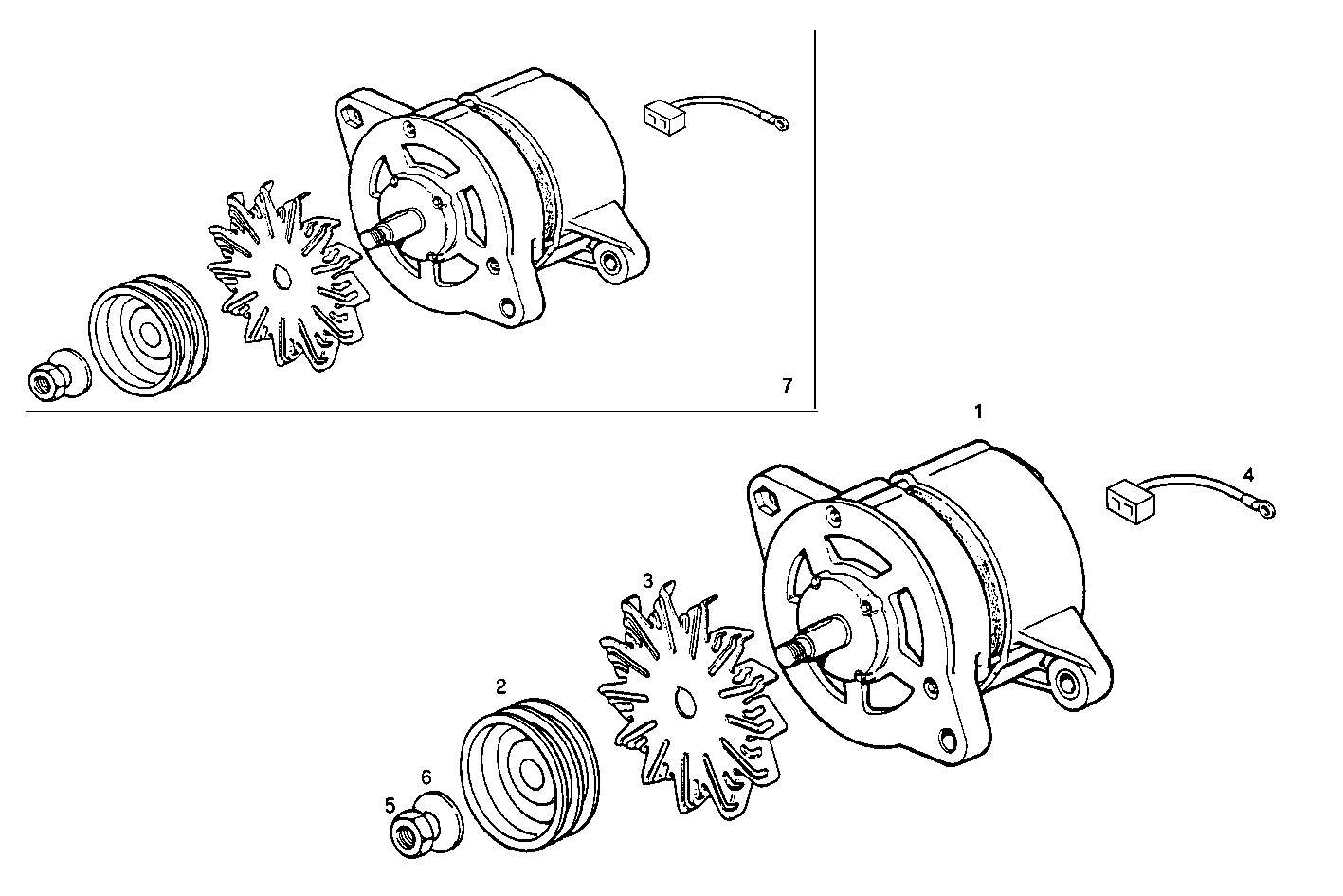 SELF-REGULATED ALTERNATOR - 8061SM16.11 8061SM16 parts diagram