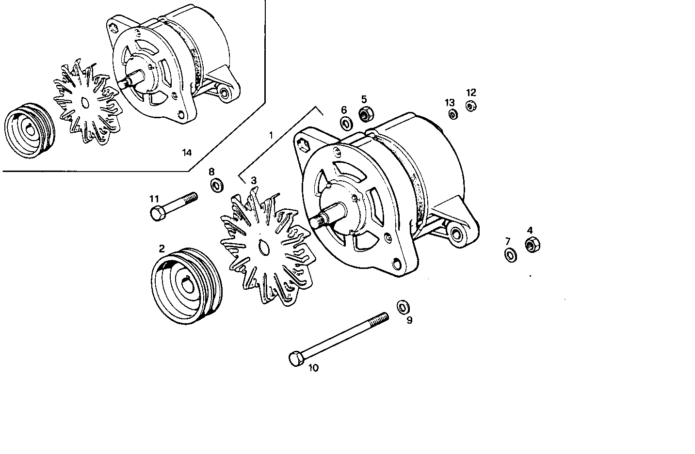 SELF-REGULATED ALTERNATOR - 8061Si35.05 8061Si35 parts diagram