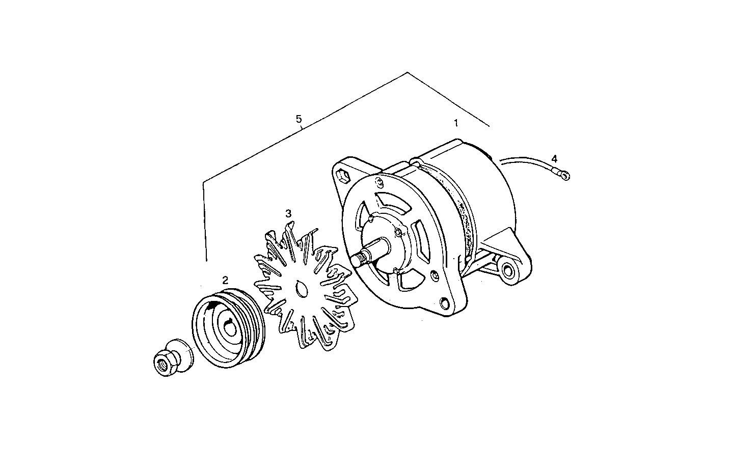 SELF-REGULATED ALTERNATOR - 8210Si15.00 8210Si15 parts diagram