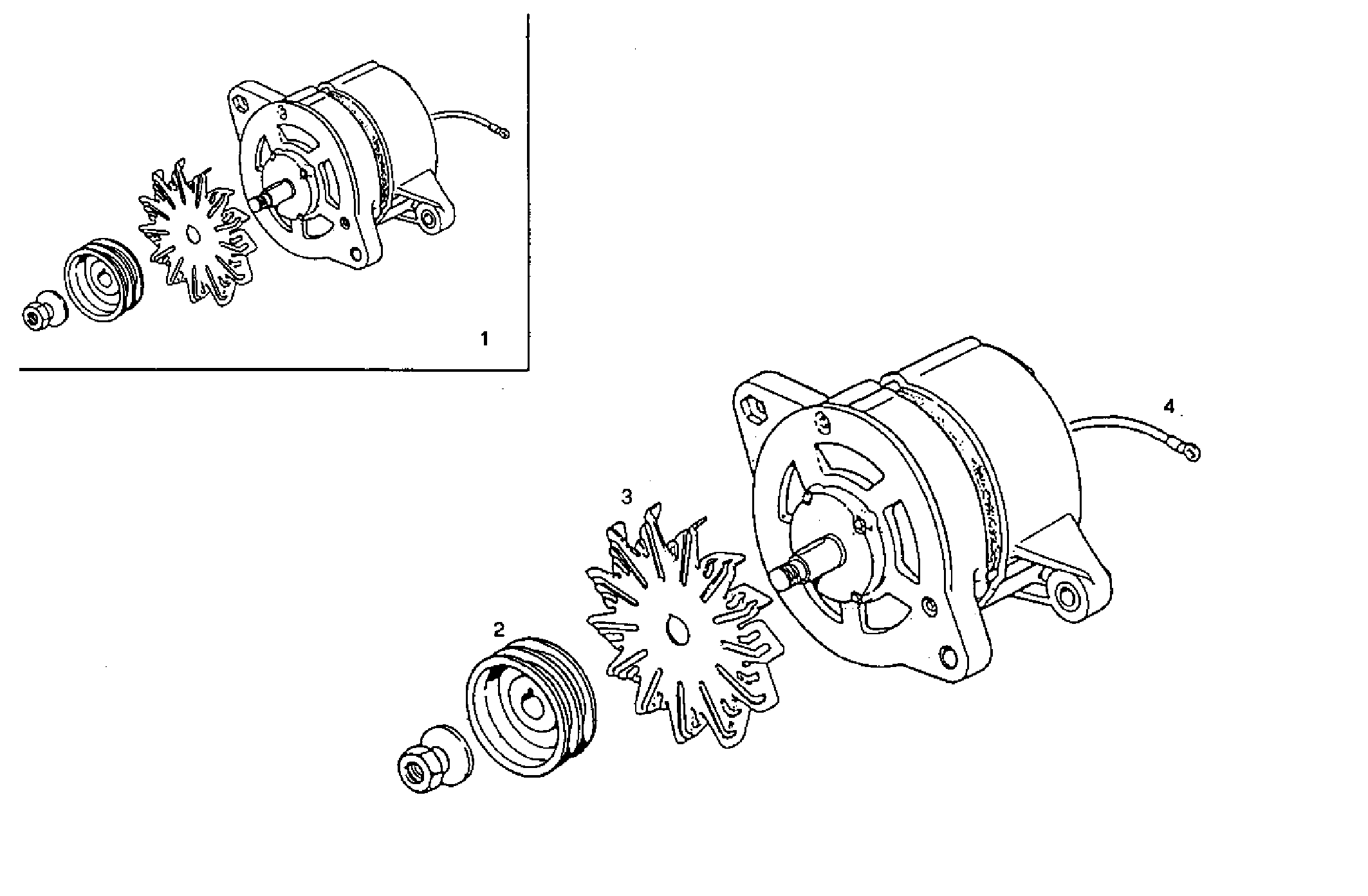 SELF-REGULATED ALTERNATOR - 8065M12.21 8065M12 parts diagram