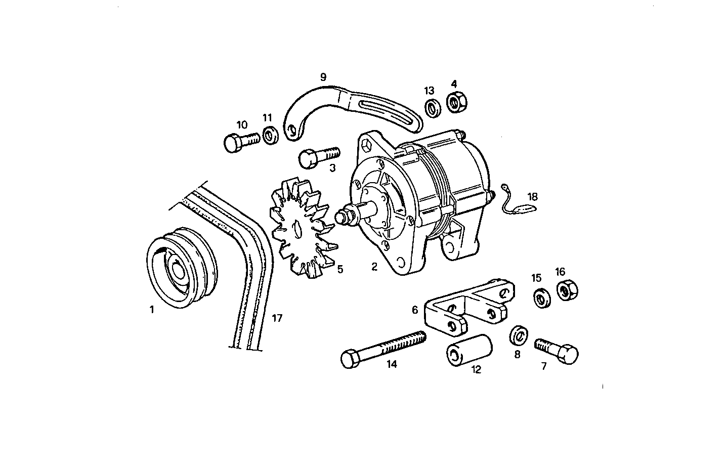 SELF-REGULATED ALTERNATOR - 7450Si10.05 7450Si10 parts diagram