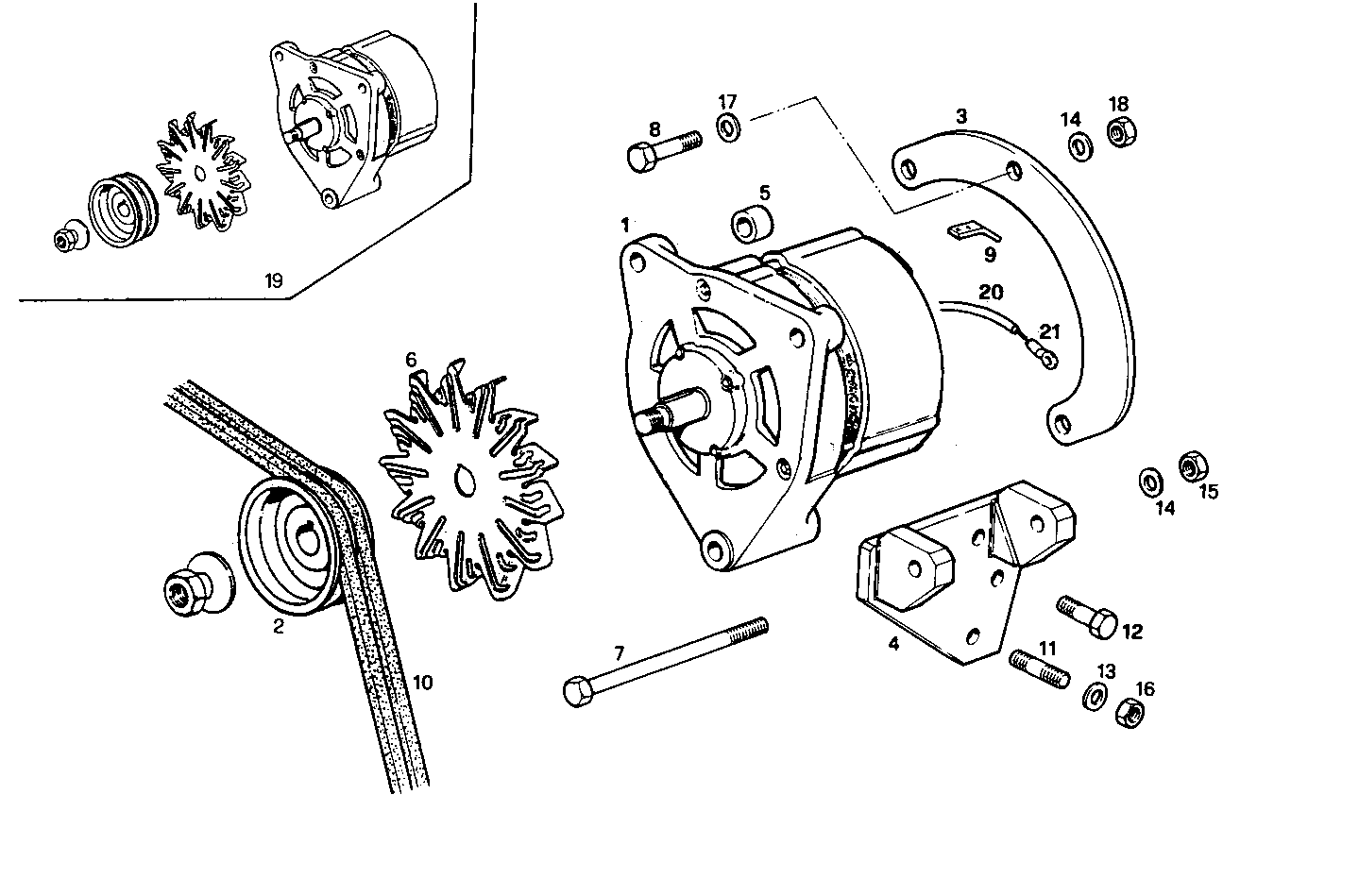 SELF-REGULATED ALTERNATOR - 8061Si36.05 8061Si36 parts diagram