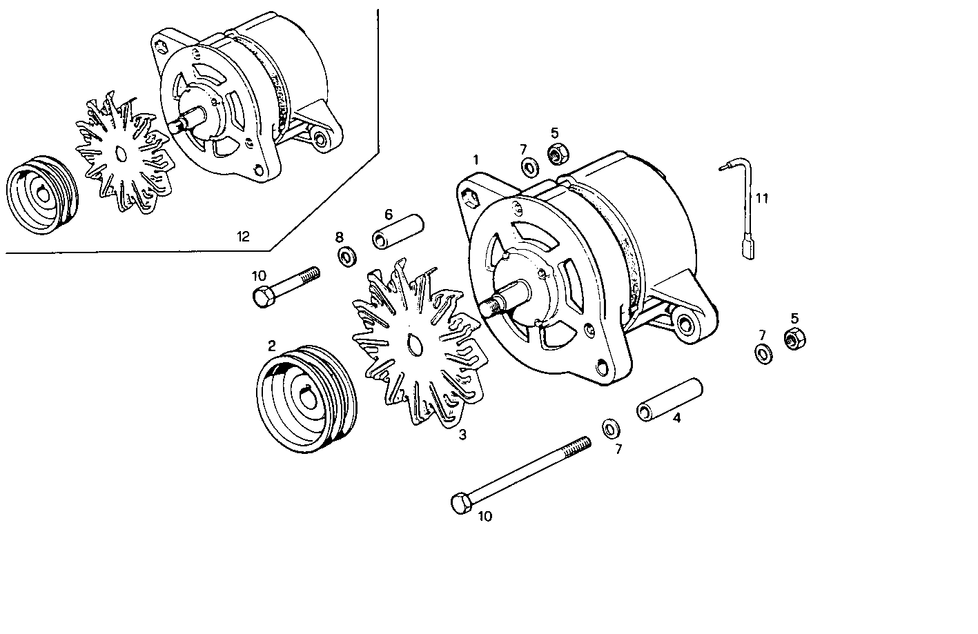 SELF-REGULATED ALTERNATOR - 8061SRi10.05 8061SRi10 parts diagram