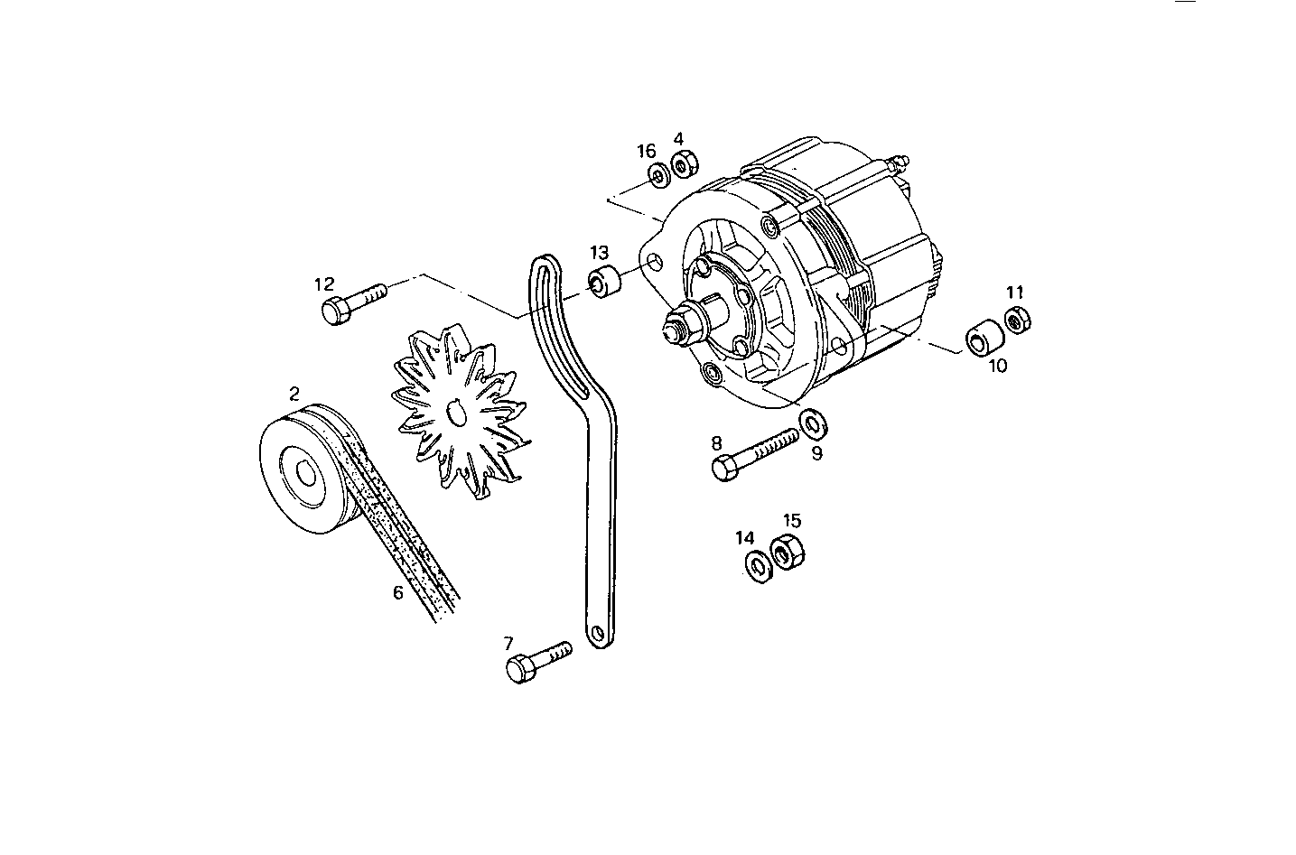 SELF-REGULATED ALTERNATOR - 8460SRM28.13 8460SRM28 parts diagram