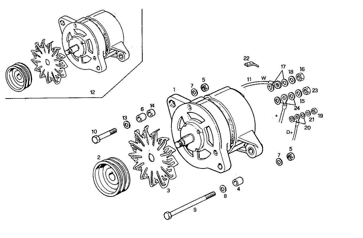 SELF-REGULATED ALTERNATOR - 8065SRE10.00 8065SRE10 parts diagram