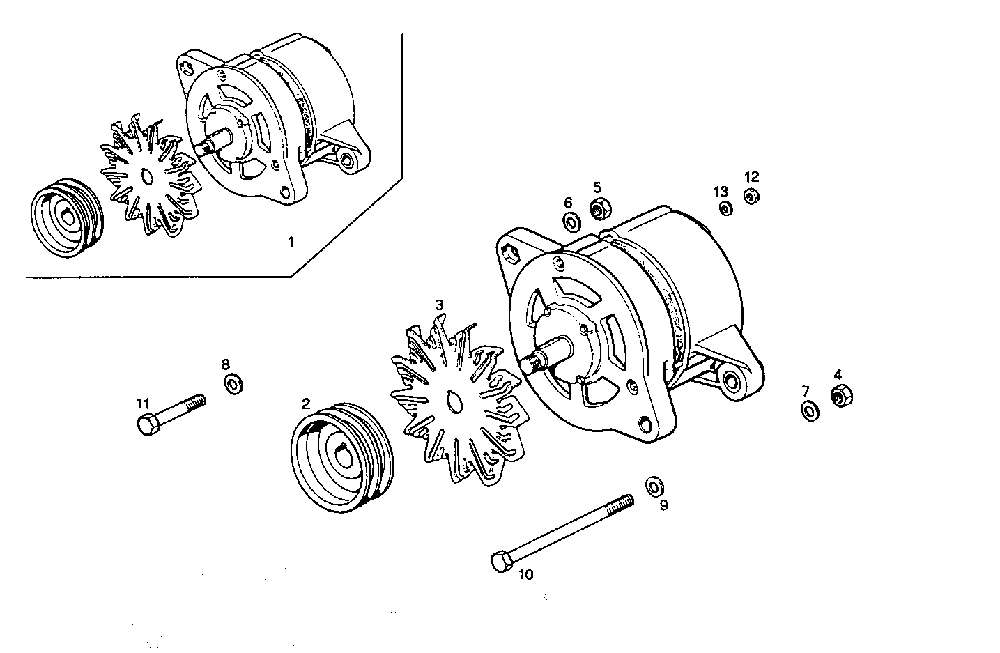 SELF-REGULATED ALTERNATOR - 8065SE00.00A800 8065SE00 parts diagram