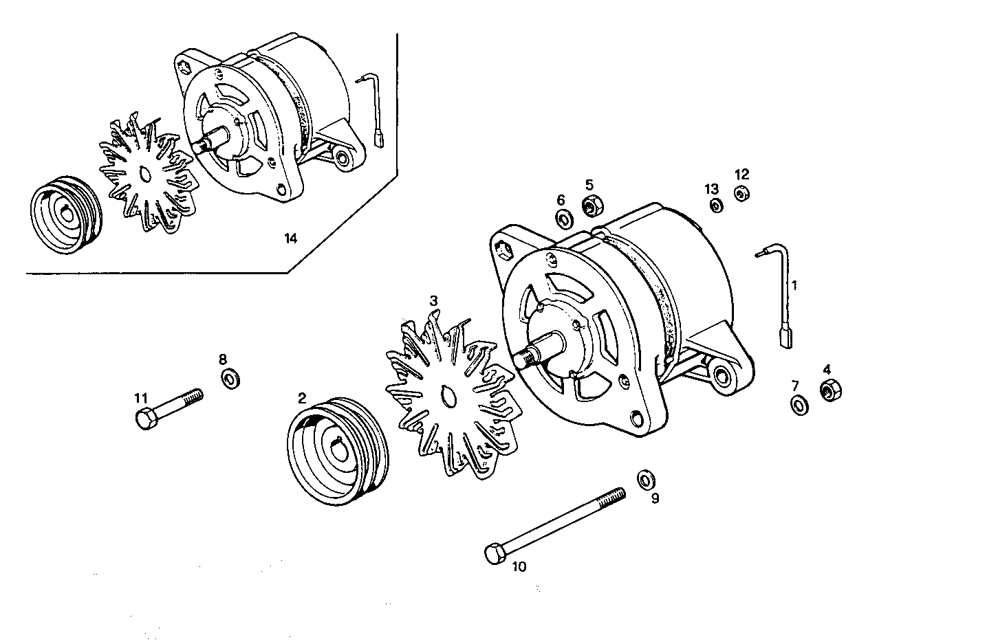 SELF-REGULATED ALTERNATOR - PU8065E00.00A110 PU8065E00 parts diagram