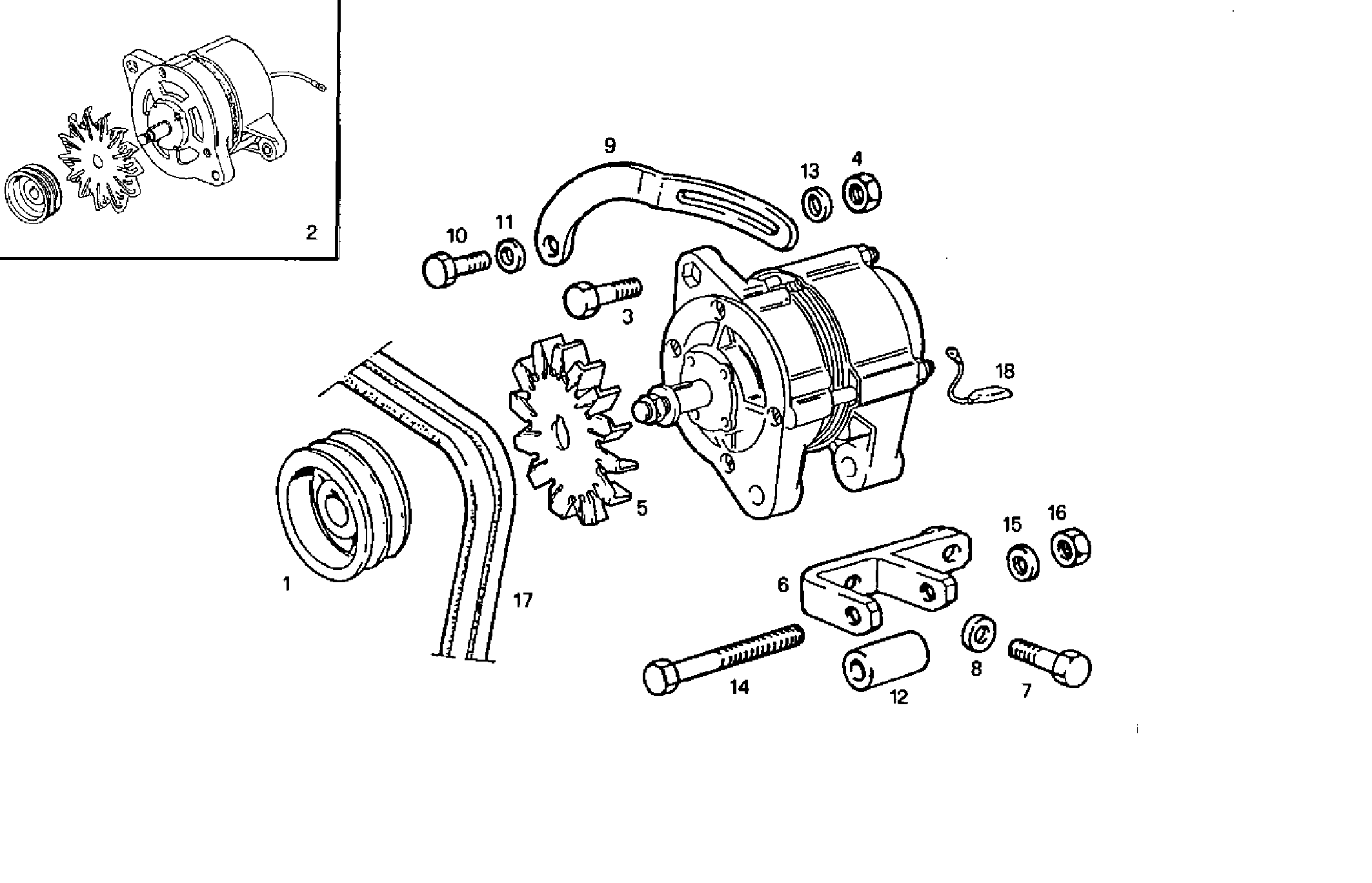 SELF-REGULATED ALTERNATOR - 7450Si16.05 7450Si16 parts diagram