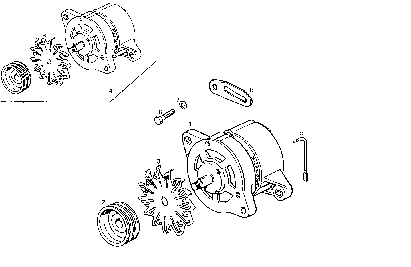 SELF-REGULATED ALTERNATOR - 8361SRE10.00 8361SRE10 parts diagram