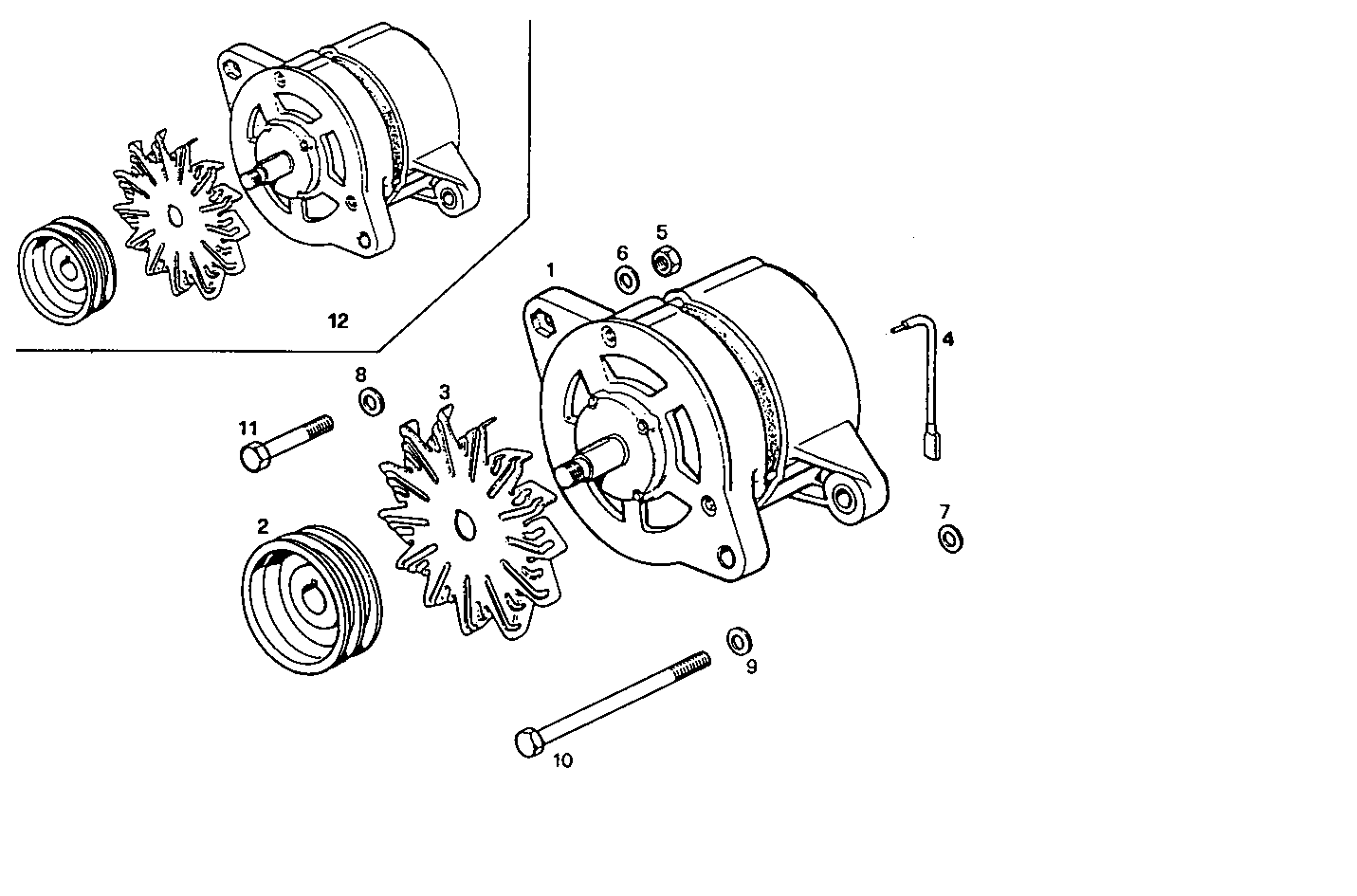 SELF-REGULATED ALTERNATOR - 8065SRE10.00 8065SRE10 parts diagram