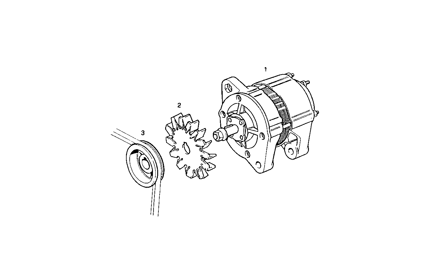 SELF-REGULATED ALTERNATOR - 8041i05.00 8041i05 parts diagram