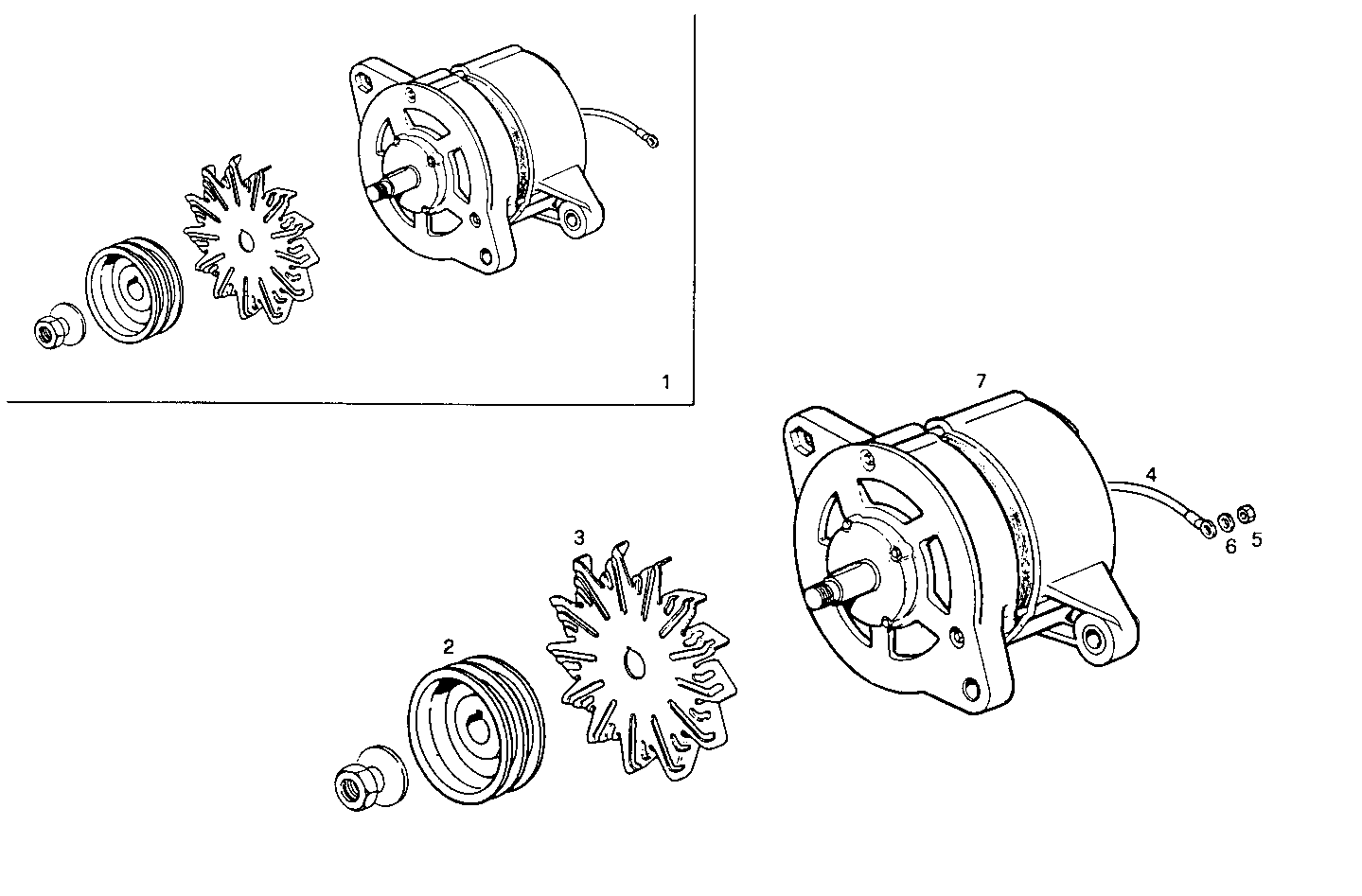 SELF-REGULATED ALTERNATOR - 8361SRM32.40 8361SRM32 parts diagram