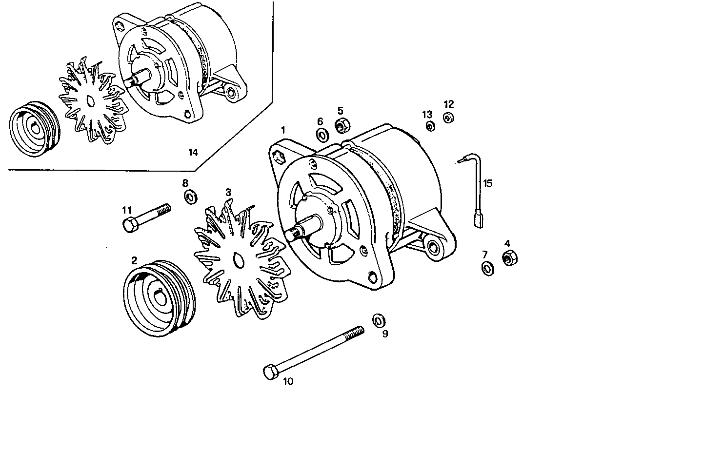 SELF-REGULATED ALTERNATOR - 8065SE00.00A006 8065SE00 parts diagram