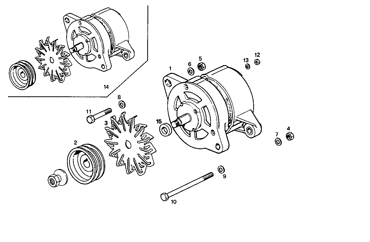 SELF-REGULATED ALTERNATOR - 8065SRE10.00 8065SRE10 parts diagram