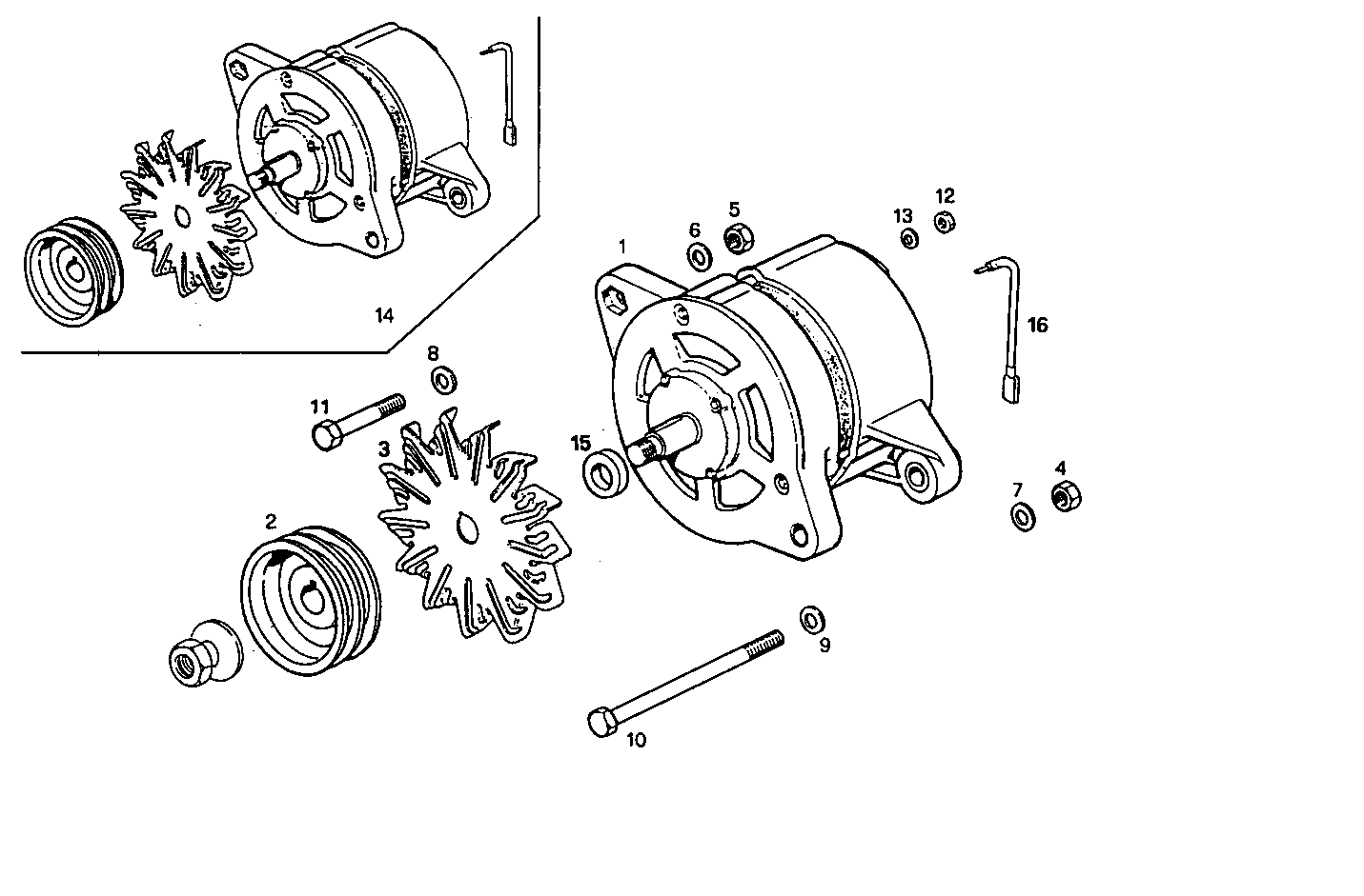 SELF-REGULATED ALTERNATOR - 8065SRE10.00 8065SRE10 parts diagram