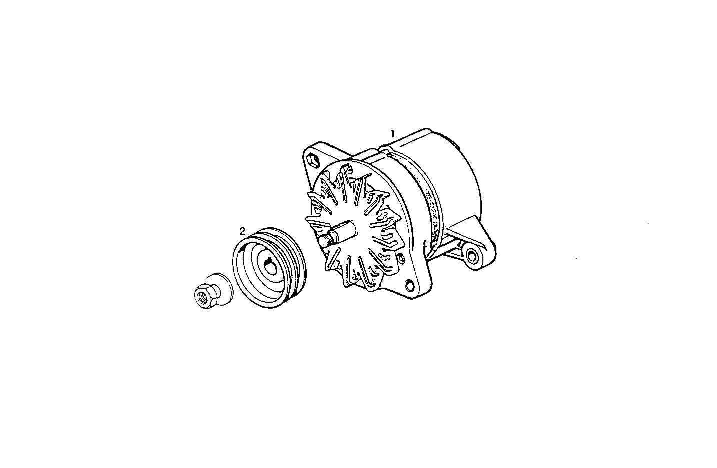 SELF-REGULATED ALTERNATOR - 8040SRM16.10 8040SRM16 parts diagram