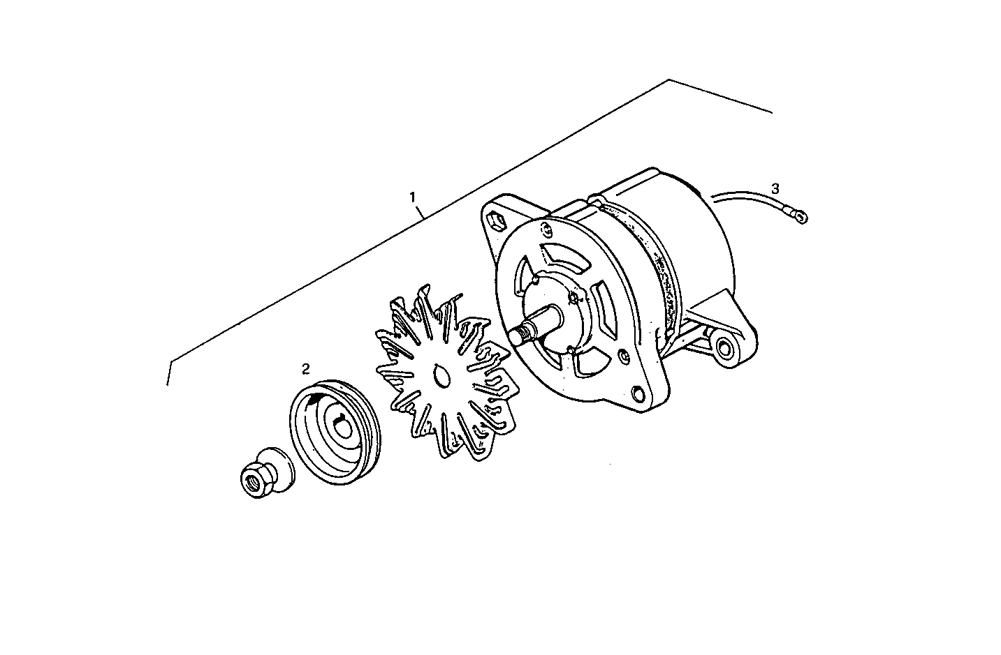 SELF-REGULATED ALTERNATOR - 8041M09.01 8041M09 parts diagram