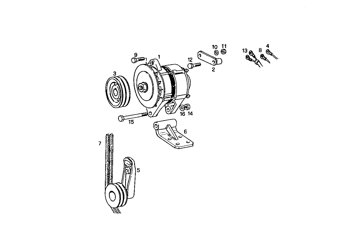 SELF-REGULATED ALTERNATOR - 8210SRM45.31 8210SRM45 parts diagram