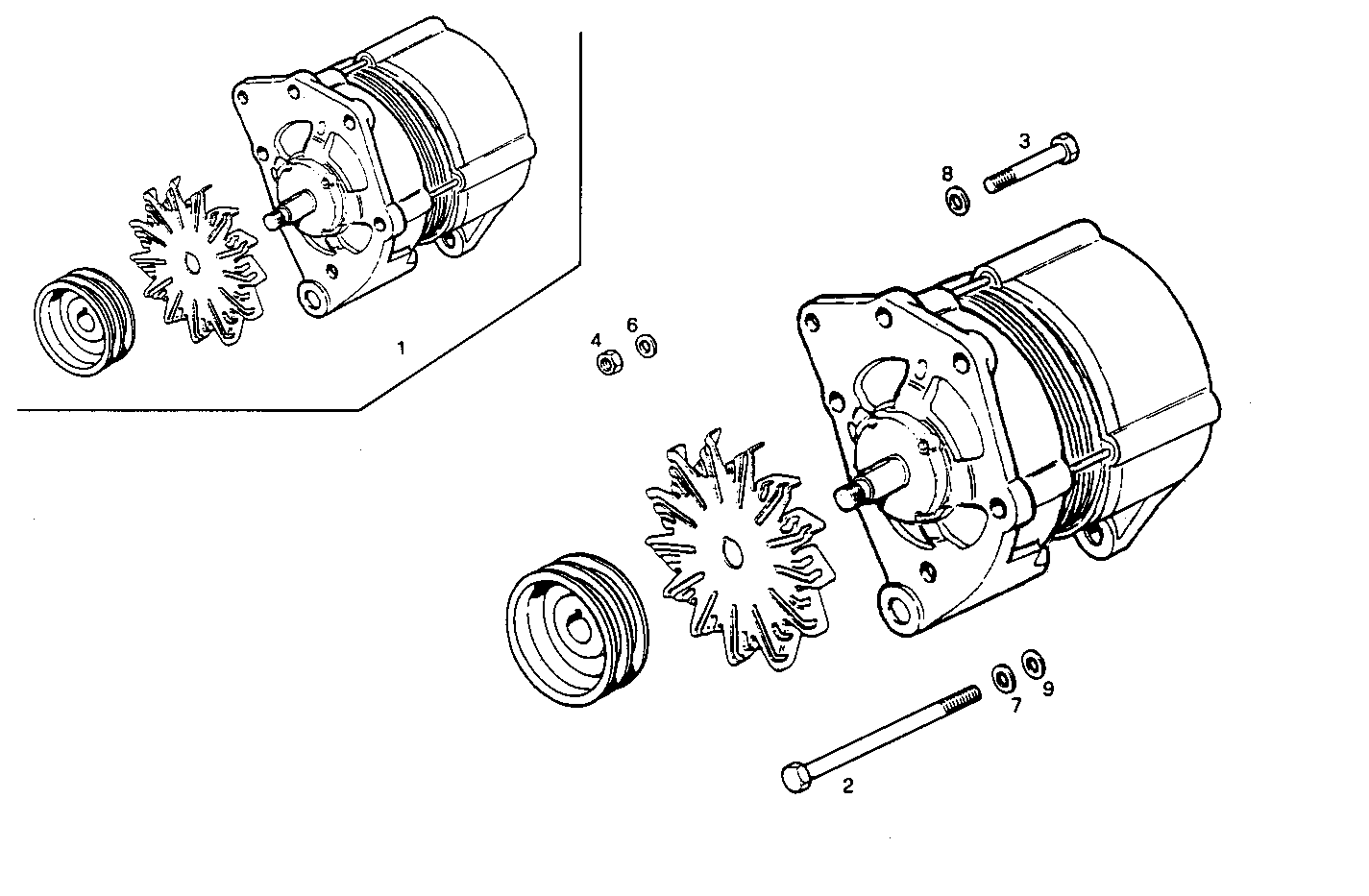 SELF-REGULATED ALTERNATOR - 8041i05.05 8041i05 parts diagram