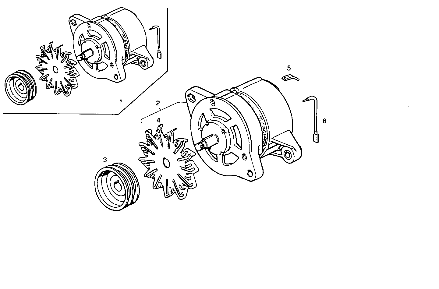 SELF-REGULATED ALTERNATOR - 8060SM21.10 8060SM21 parts diagram