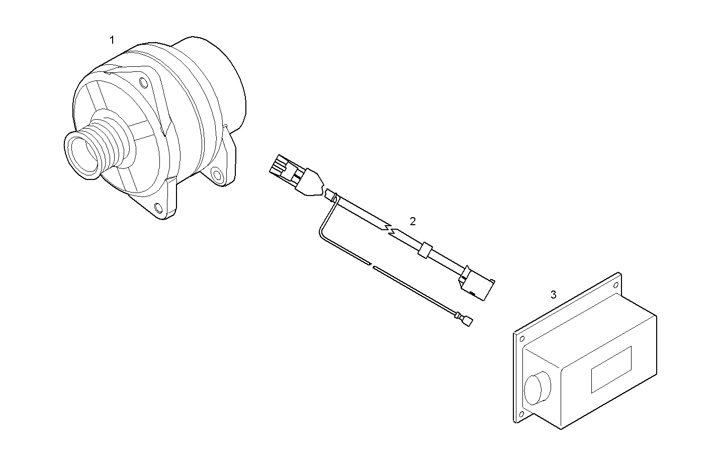 SELF-REGULATED ALTERNATOR - N45MNAM10.00 NEF 4 mechanic. parts diagram