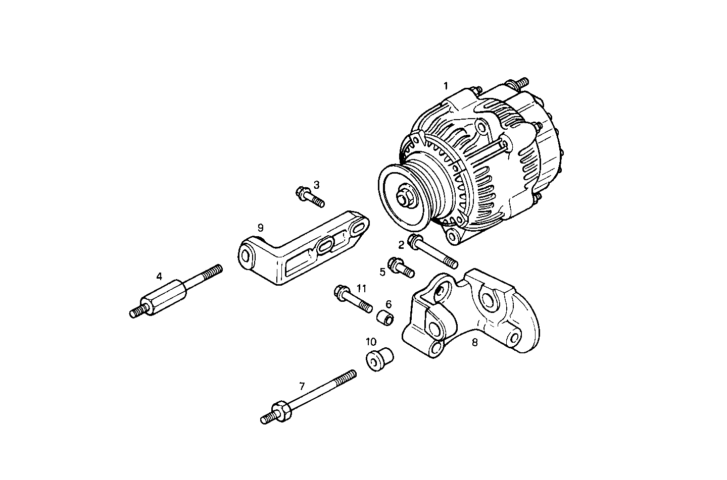 ALTERNATOR - C78ENTM30.10-D 01/04 CURSOR 8 parts diagram