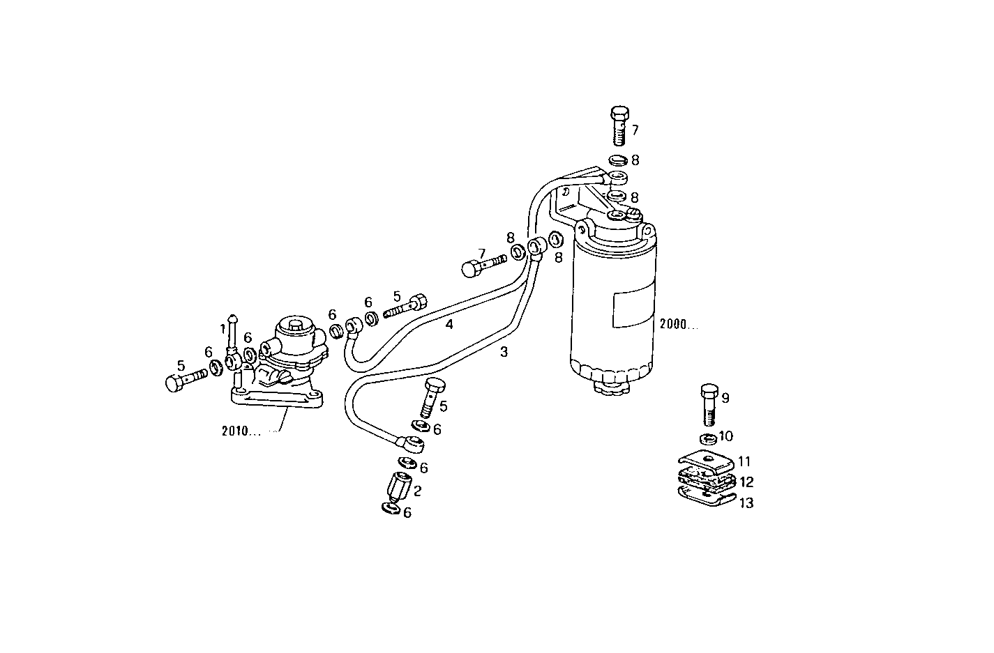 SIMPLE  FUEL FILTER - 8140C00.00 8140C00 parts diagram