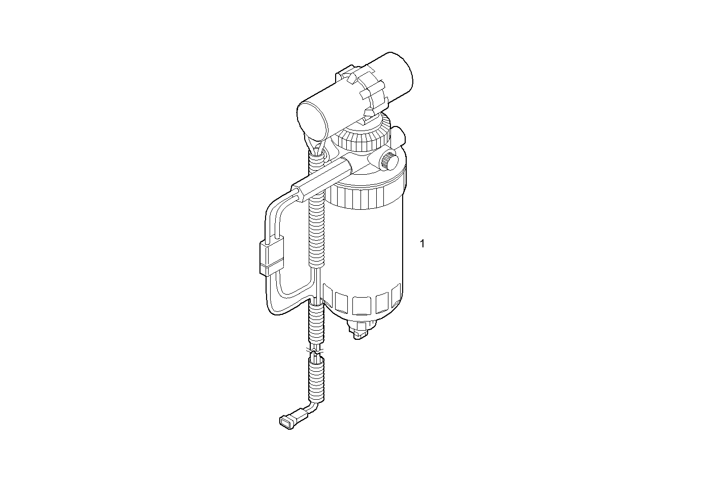 FUEL PREFILTER WITH ELECTRIC PUMP - N67MNTM28.11 NEF 6 mechanic. parts diagram