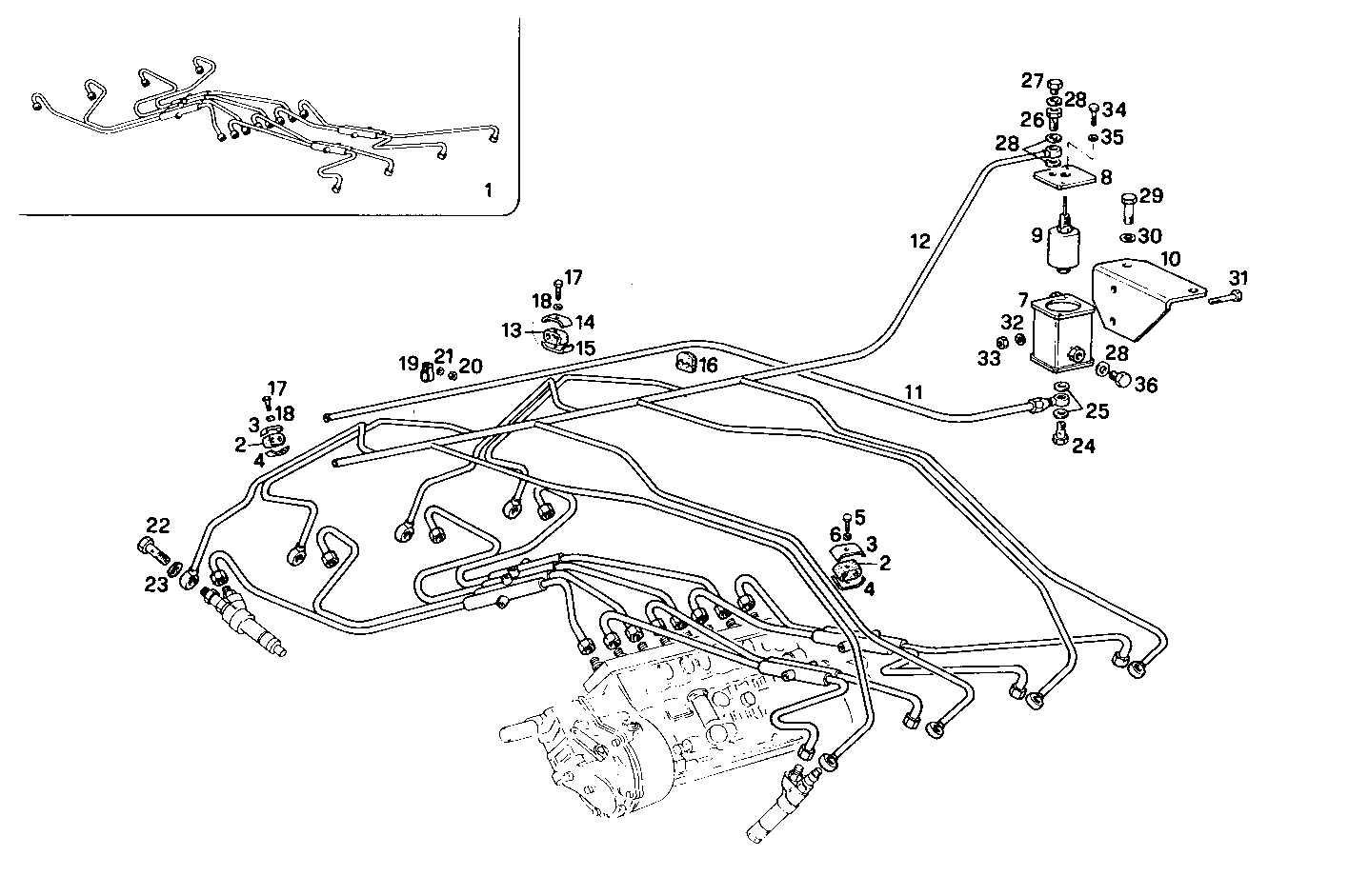 DOUBLE WALL INJECTION PIPES - 8281SRM44.10 8281SRM44 parts diagram