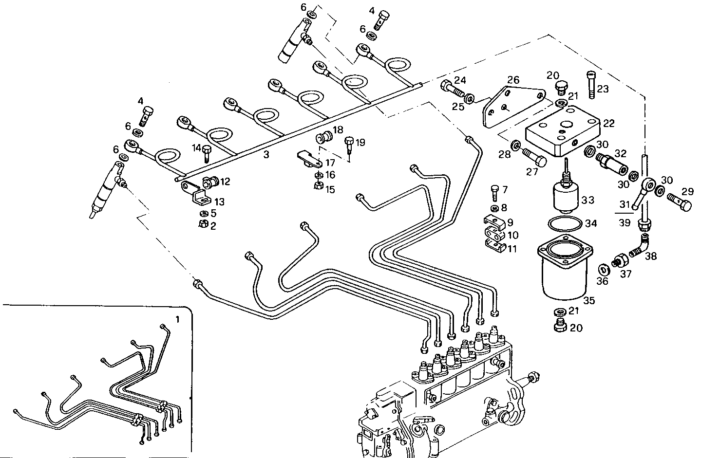 DOUBLE WALL INJECTION PIPES - 8460SRM50.10 8460SRM50 parts diagram