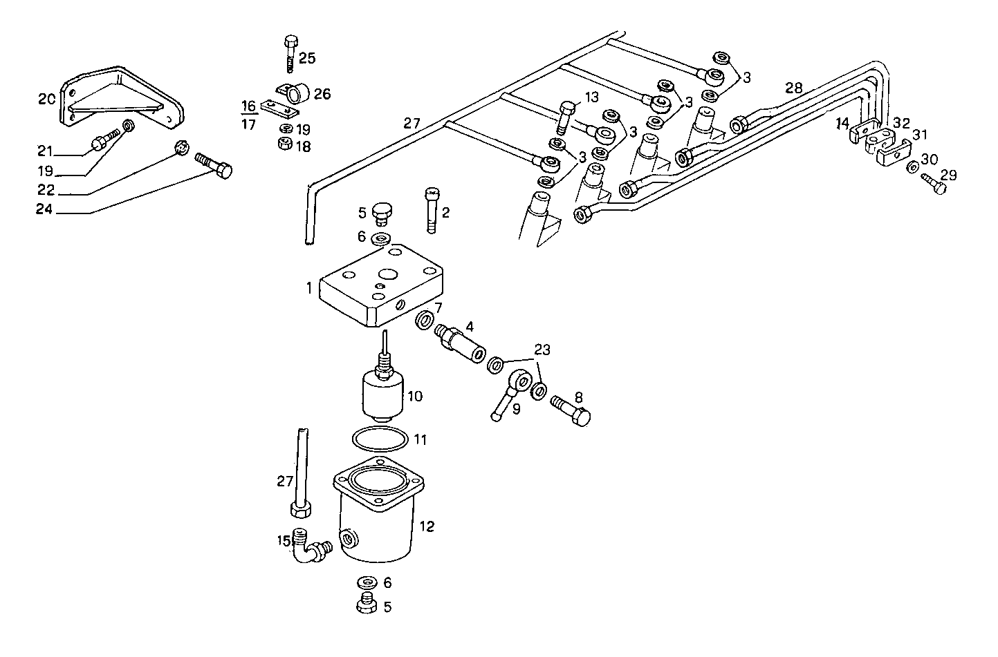 DOUBLE WALL INJECTION PIPES - 8045M08.20 8045M08 parts diagram