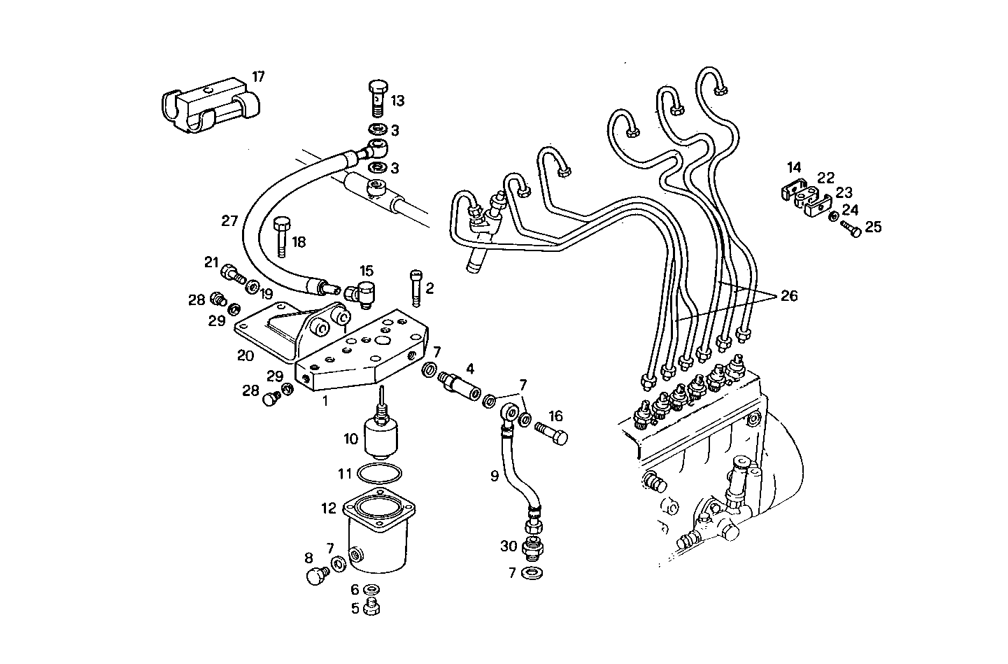 DOUBLE WALL INJECTION PIPES - 8210SRM45.31 8210SRM45 parts diagram