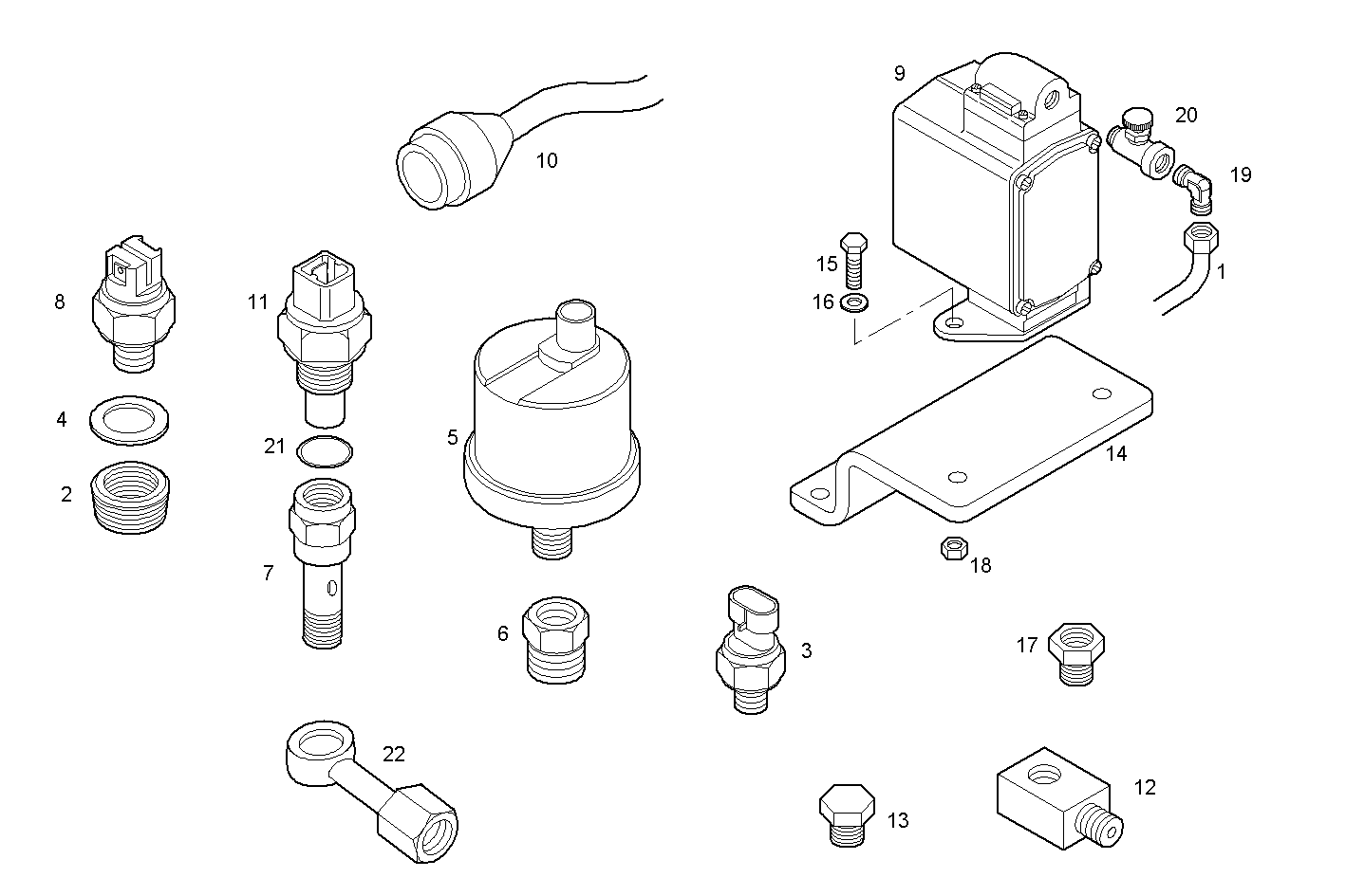 SENDERS - N67MNTM28.31 NEF 6 mechanic. parts diagram